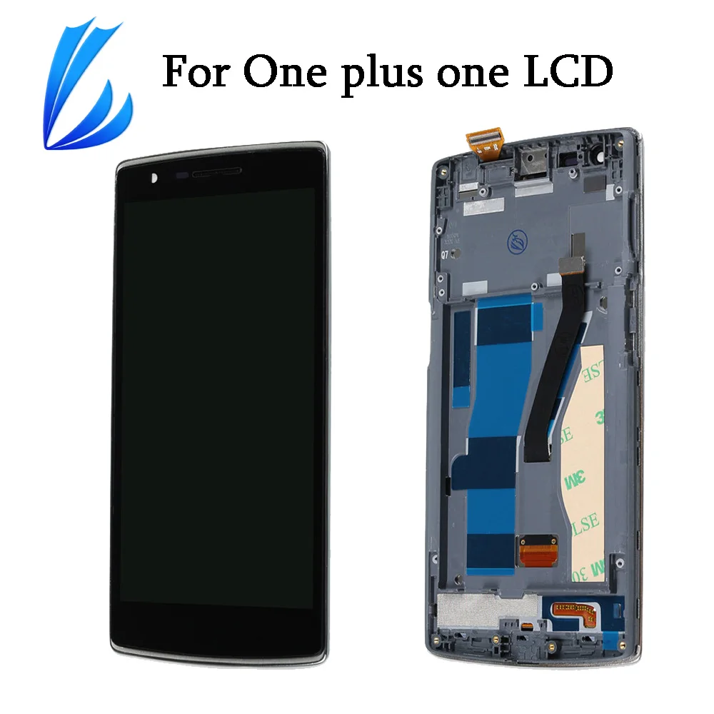 

LL TRADER Grade AAA For Oneplus one Touch Screen Replacement For One plus 1 1+ LCD Display Panel Digitizer Assembly+Frame+Tools
