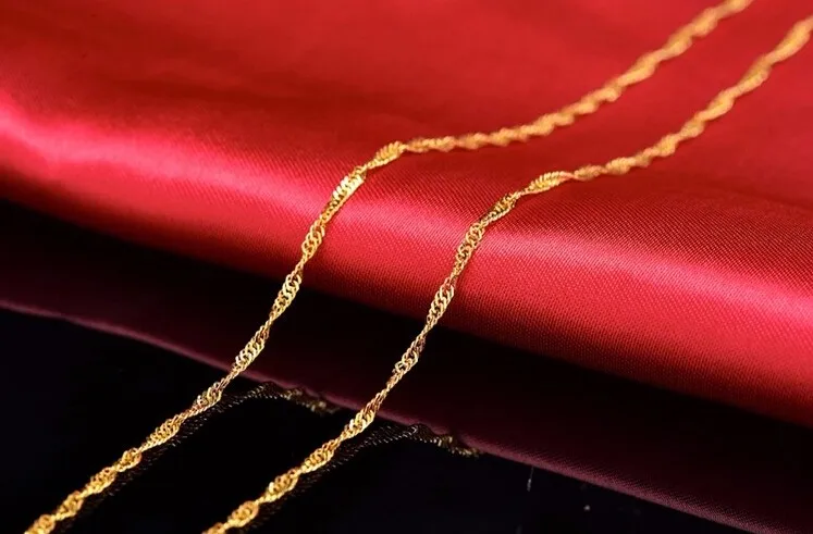 Gold Chain Necklace/ Singapore 