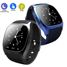Купить 2018 Смарт часы M26 женщина Для мужчин bluetooth высотомер Секундомер SmartWatch синхронизировать музыку шагомер анти-потерянный для Android-смартфон