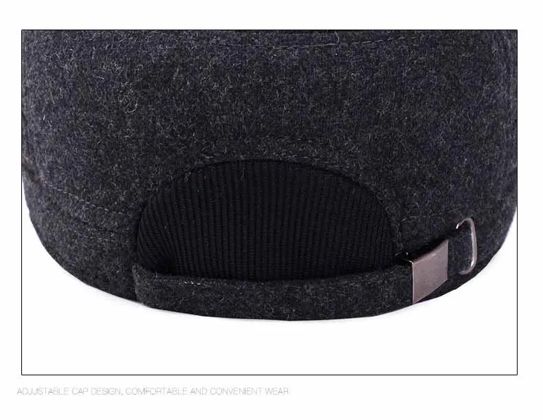 chapéu pai com engrossar manter quente earmuffs chapéus
