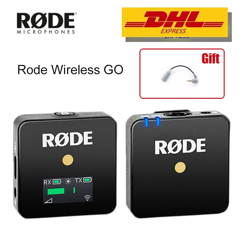 Микрофон Rode Wireless GO профессиональный студийный голосовой микрофон для цифровой