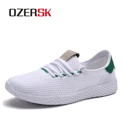 OZERSK/Мужская обувь высокого качества; мужская повседневная обувь; сезон лето; осенние кроссовки; Легкие дышащие мужские кроссовки; большие