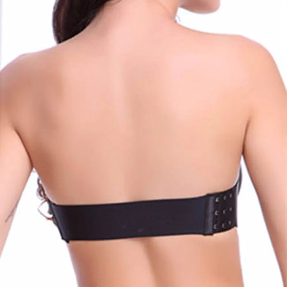 EFINNY Sexy Self Adhesive Magic Push Up Bra Strapless Invisible Bras Side Closure Bras Cup B Y60