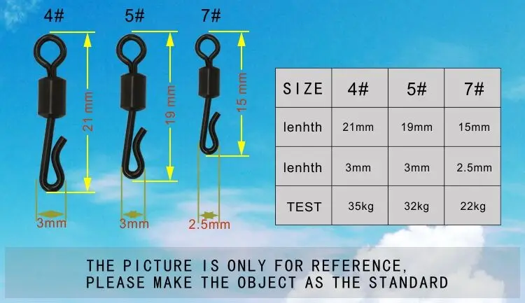 HXY 50 шт. размер(4#5#7#) q-образный матовый черный цвет для ловли карпа быстрая замена поворотный Рыболовный терминал снасти аксессуар