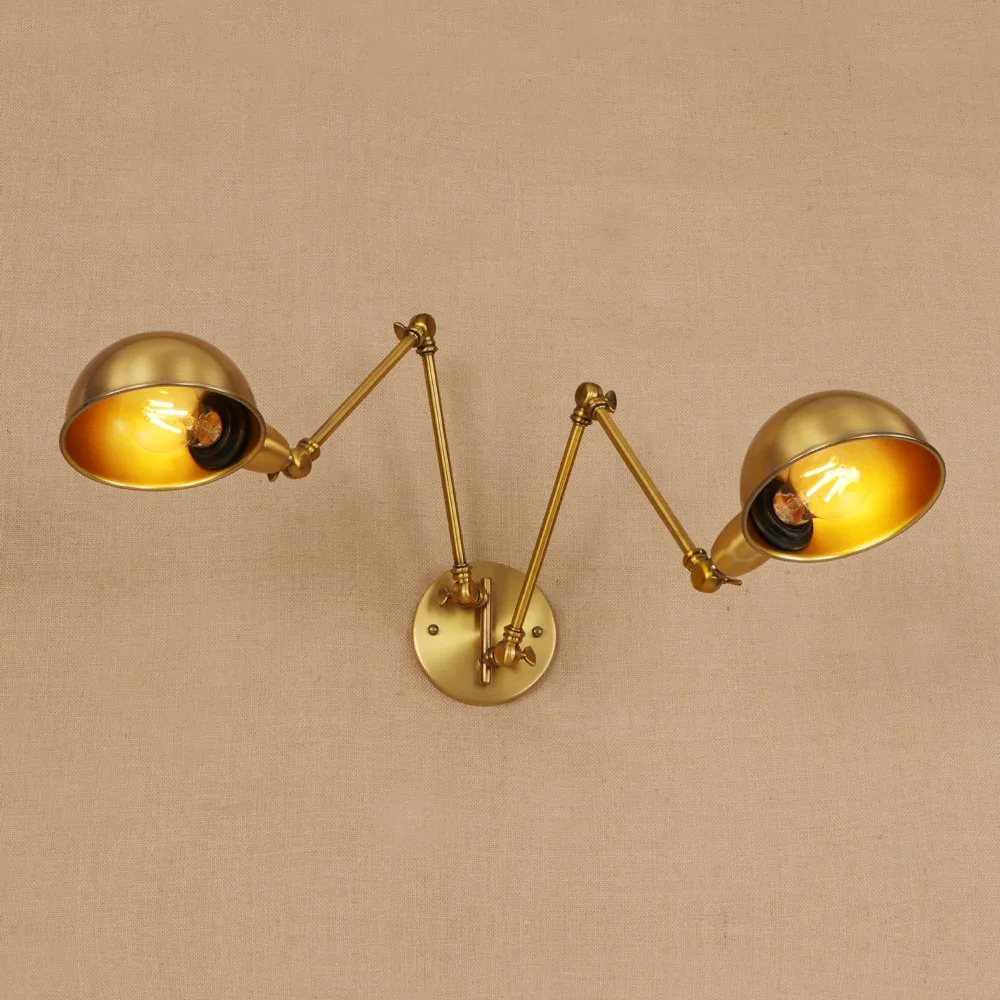 

Bronze industrial bedroom Vintage Iron wind aisle staircase corridor creative restaurant wall lamp led wall light RWL0063
