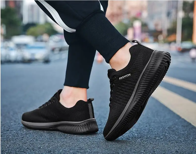 Mens New Mesh Men Casual Shoes Lac-up Men Shoes Lightweight Comfortable Breathable Walking Sneakers Tenis Feminino Zapatos