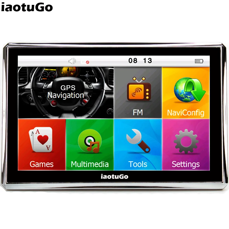 

5" MTK Car GPS Navigation Truck Navigator 128M,4G,FM,MP3,Game,Truck Maps Free Maps Updated