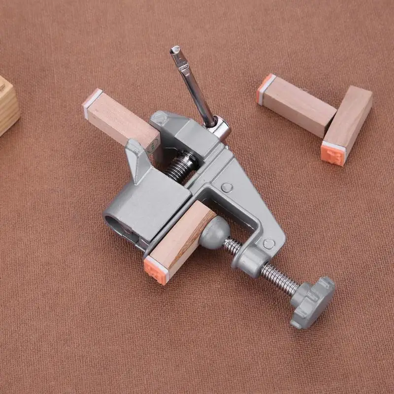 Мини стол тиски Скамья из алюминиевого сплава зажим винт для DIY ювелирных изделий