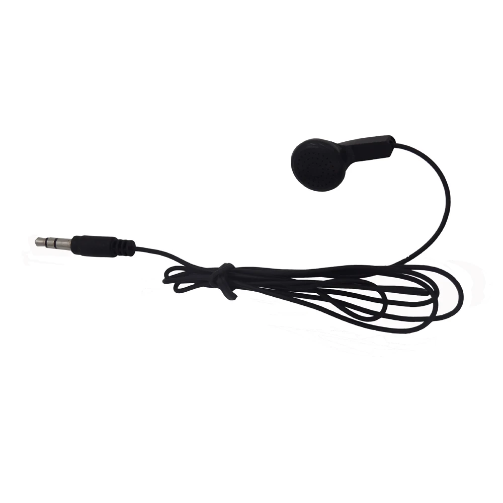 Mono Single Line Headset Earbud Microphone Earpiece