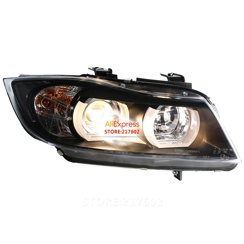V2 HID Версия для BMW 3 серии E90 318i 320i 325i светодиодный проектор линзы фары fit 2005 2012