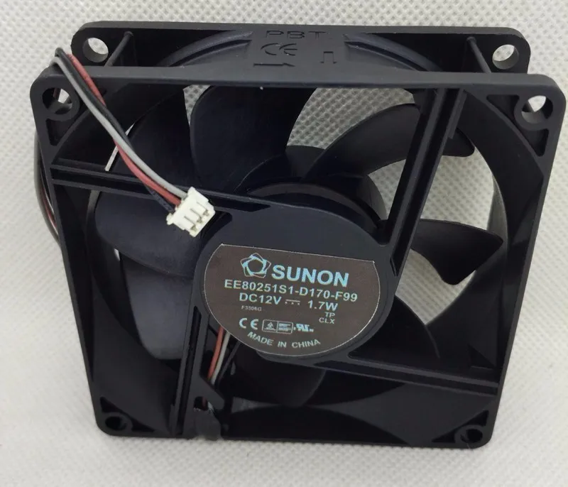 SUNON EE80251S1 D170 F99 8025 DC 12V 1.7W projector Heat dissipation