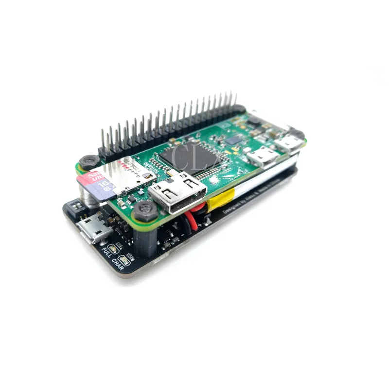 Плата питания Raspberry Pi Zero UPS, Встроенный последовательный порт, обнаружение мощности