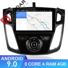 Isudar Car Multimedia player Android 9 Sistema di GPS 1 Din Stereo Per Ford/Focus 3 2012-2014 DSP radio FM Octa Core 4 GB di RAM 4G