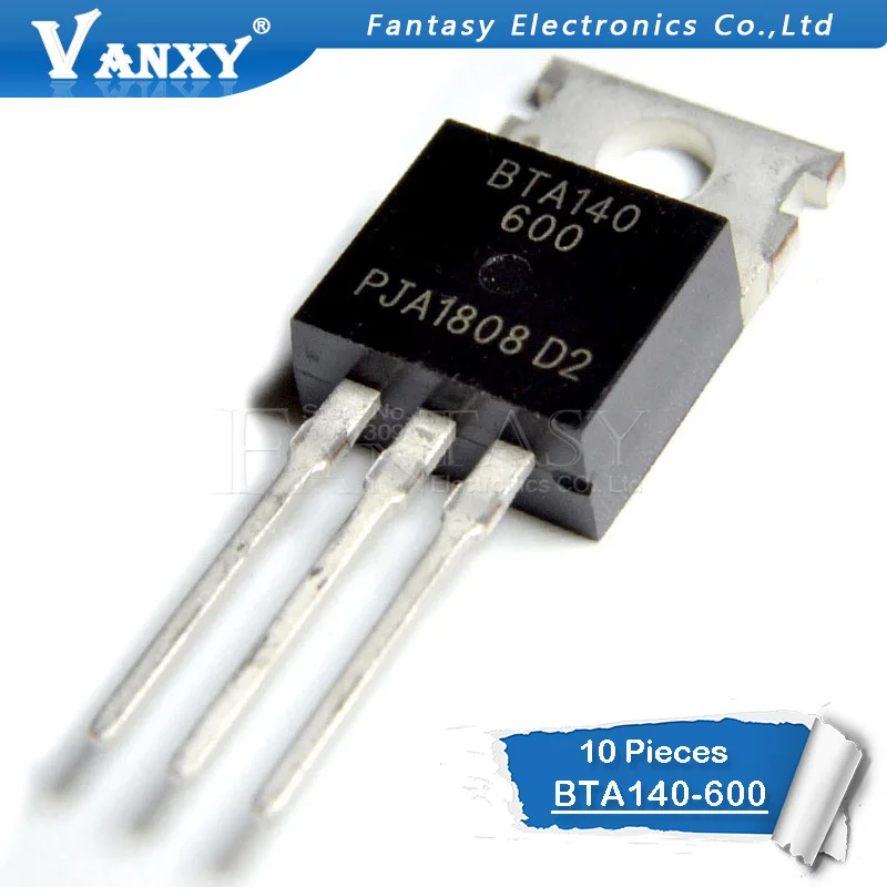 

10PCS BTA140-600 TO220 BTA140 TO-220 new