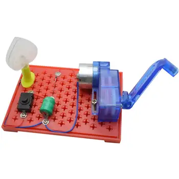 

Hand Crank Generator Toy Set Children Physics Experiment Project Education Model