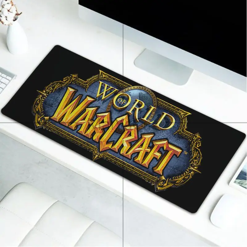 LockEdge 30X90cm MaiYaCa, дизайн, логотип World of Warcraft, индивидуальный игровой коврик для мыши для ноутбука, большой игровой коврик для мыши, коврик для клавиатуры - Цвет: LockEdge 30X90cm