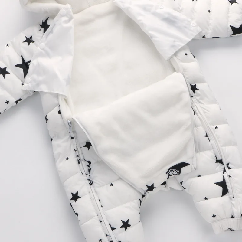 Одежда для маленьких девочек; осенне-зимнее пальто; комбинезон для маленьких мальчиков; хлопковый комбинезон со звездой и длинными рукавами; Верхняя одежда для новорожденных; пальто для малышей; куртки