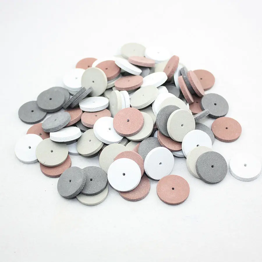 

200 PCS Mixed Silicone Rubber Polishing wheels for Dental Jewelry Rotary Tool
