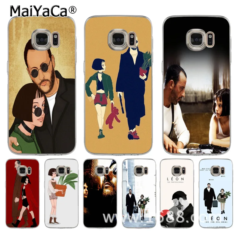 

MaiYaCa Leon The Professional transparent soft tpu Cell Phone Case for samsung galaxy s7 edge s6 edge plus s5 s4 s8 plus case