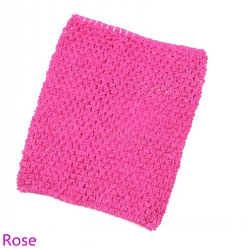 Rose 20x23 см вязаные топы-пачки для малышей, топы-пачки для душа, эластичные топы-пачки на груди, одежда для шитья, трикотажная ткань, подарки для детей на день рождения - Цвет: Rose