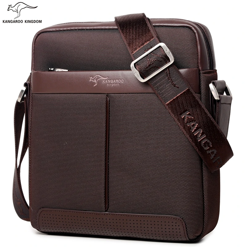 Kangaroo Kingdom Luxury Men Bag Oxford Casual Male Crossbody Shoulder Messenger Bags kangaroo kingdom fashion luxury men bag split leather business male crossbody shoulder messenger bags brand