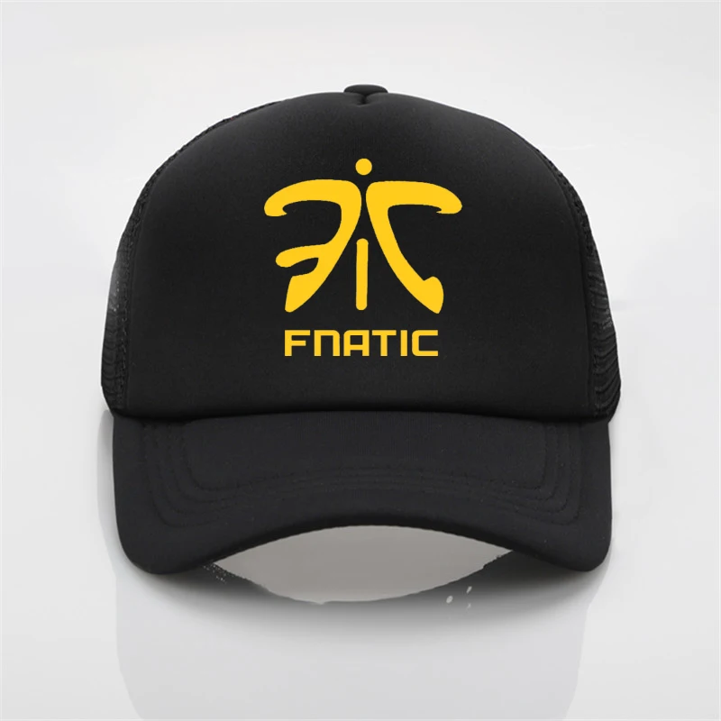 Модная сетчатая Кепка Fnatic LOL Champion бейсболка с принтом для мужчин wo мужская летняя