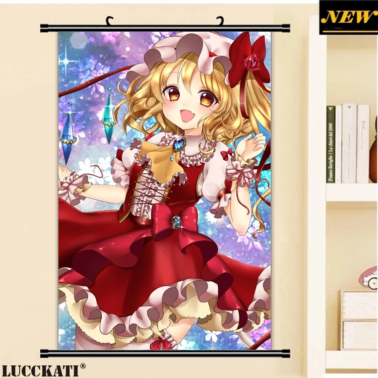 40X60 см ZUN Touhou проект фландре Скарлет крылья верблюжья лапка лоли мультфильм аниме