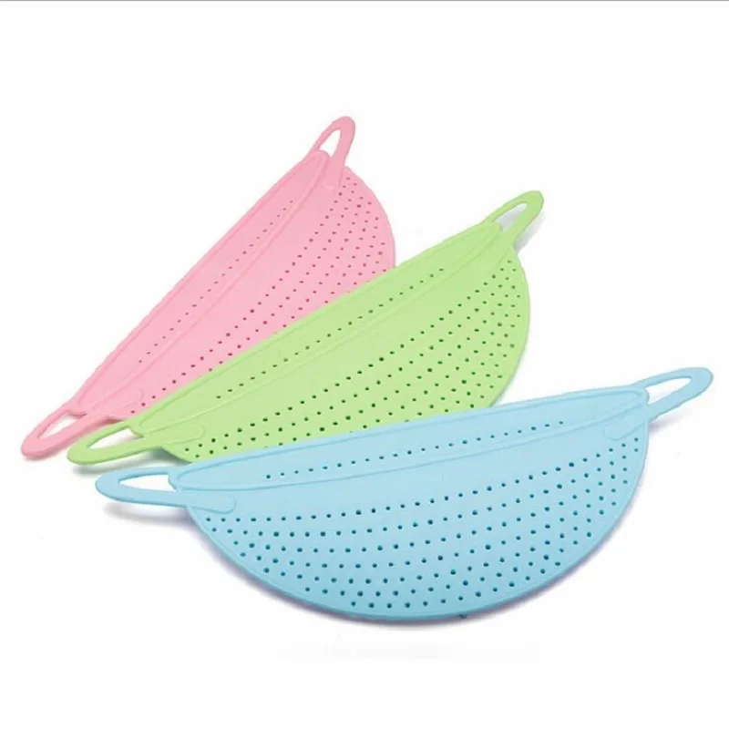 Hoomall Plastic Pot Funnel Strainers Water Filters Rice Accessories Handle Type 