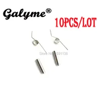 10 компл./лот L/R Кнопки пружины подходят GameboyGB Advance SP Bars Ремонт Запасные части для GBASP правый левый мальчик кнопки пружины