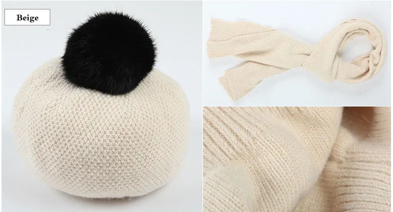 Bonnet écharpe haute qualité Chic Pour Femmes