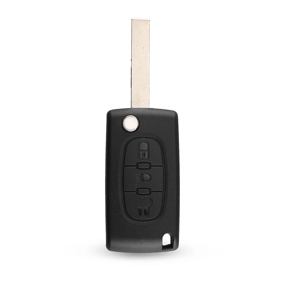 Чехол для ключей KEYYOU Citroen C2 C3 C4 C5 C6 C8 XSARA 3 кнопки откидной Складной Дистанционный