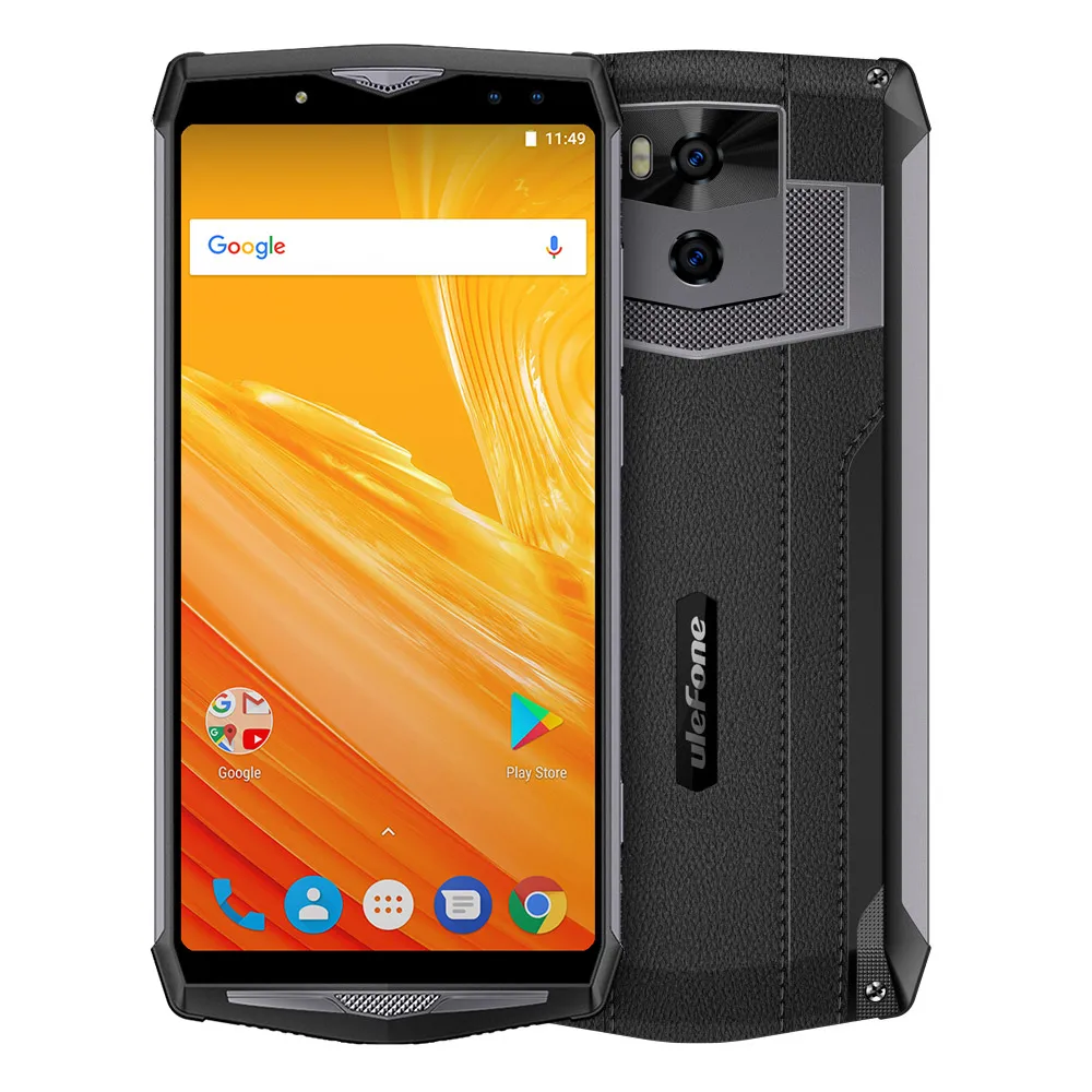 Ulefone power 5 Android 8,1 13000 мАч смартфон 6," Face ID MTK6763 Восьмиядерный 6 ГБ 64 Гб 21 МП Беспроводное зарядное устройство 4G мобильный телефон