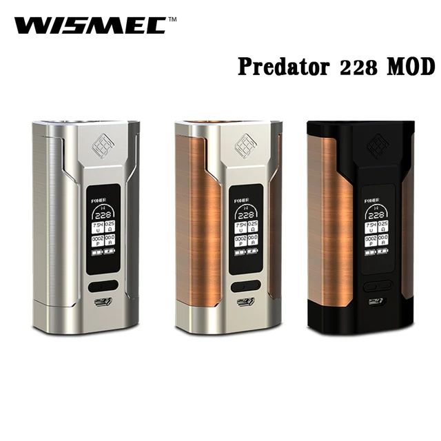 100% Original Wismec Predator 228 Electronic Cigarette 228W Predator