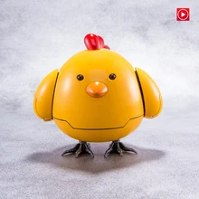 Overloaded Chicken Yellow chick Weapon Fighting Chicken Metal Alloy Egg limited Edition Office Model Deformation Robot FanMade Overloaded Chicken Yellow chick Weapon Fighting Chicken Metal Alloy Egg limited Edition Office Model Deformation Robot FanMade