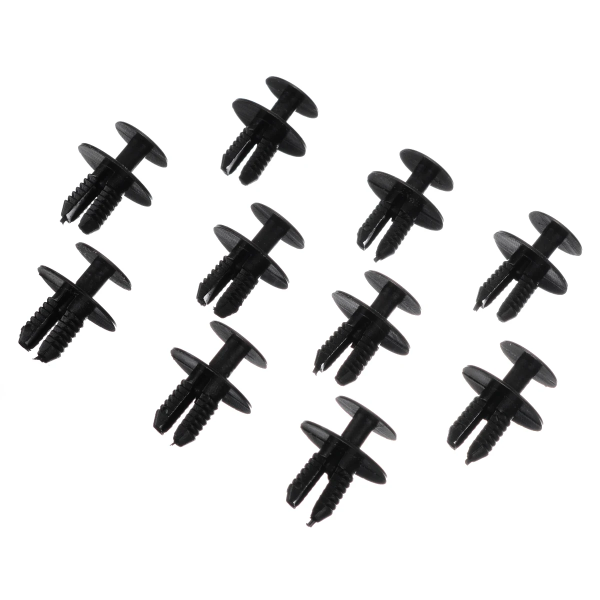 Mayitr 10Pcs/set Plastic 8mm Hole Trim Clips Engine Interior Trim Panel Fascia Clips Kit For BMW