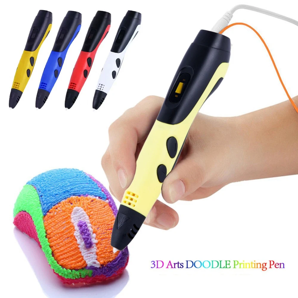 3D Printer Printing Pen ABS PLA Filaments Arts Dimensional Drawing Painting with Filament LCD Display For Kids Creative Gifts | Игрушки и
