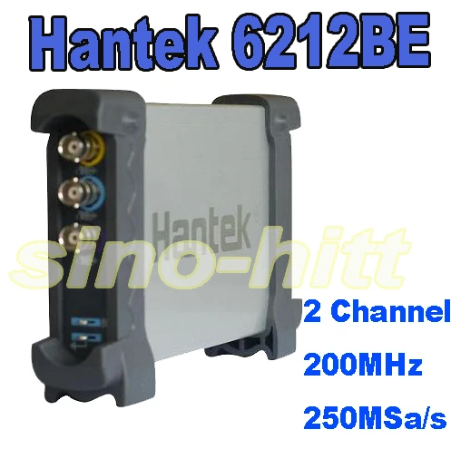 Hantek 6212BE USB цифровой virual осциллограф 200 МГц осциллометр