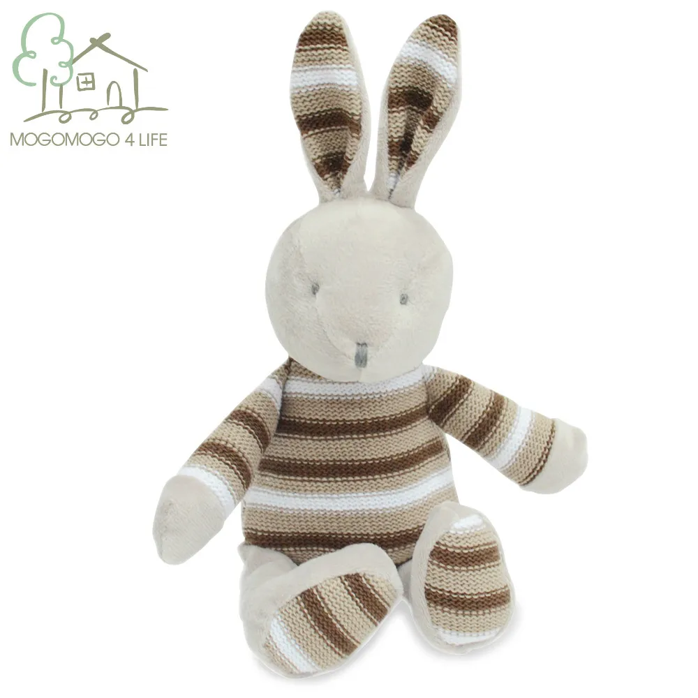 Luxury 27cm hand made rabbit dolls selling to Europe,high quality,cotton linen Eco material