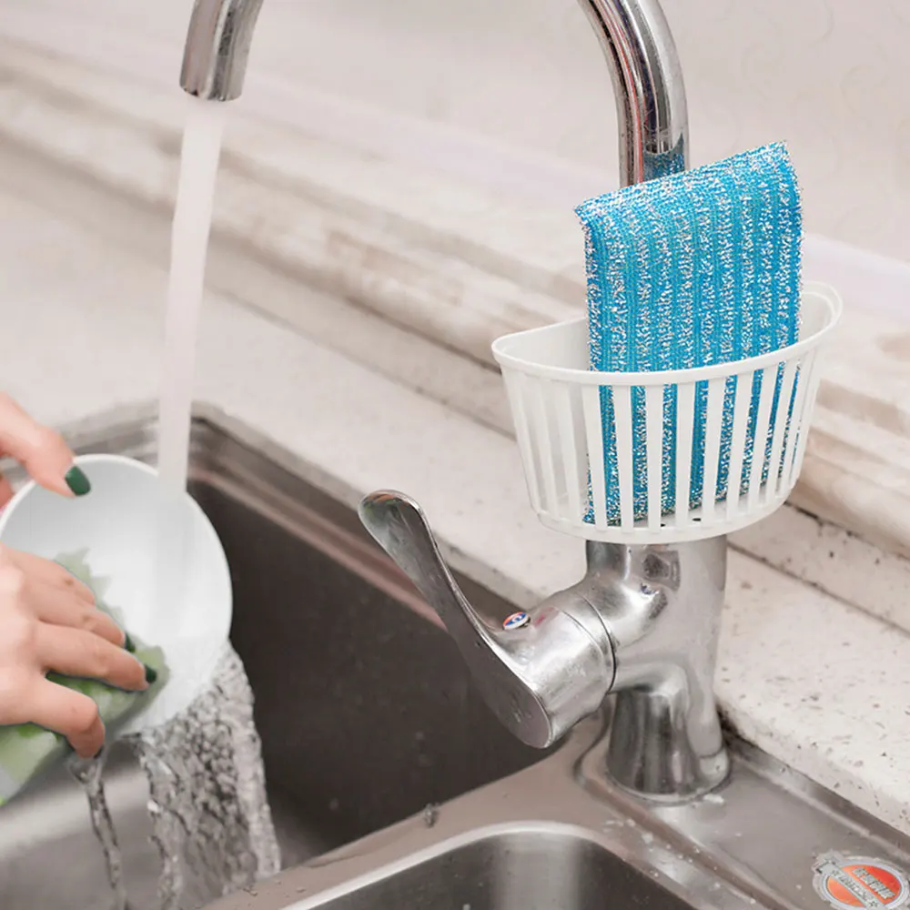 

Storage Drain Rack PP Home Durable Hanger Holder Colourful Kitchen Environmental Protection Sponge Box Drop Shipping