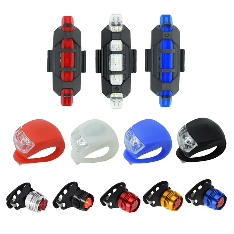 Excellent WasaFire Waterproof Mini LED bike light usb safety led running bike headlight bicycle tail light rear lamp cycling accessories 1