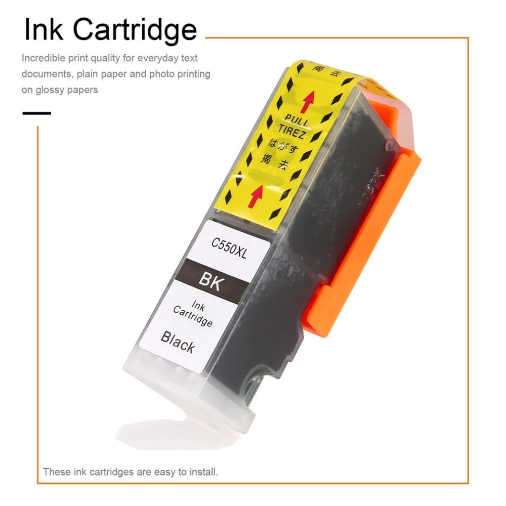 

ZSMC PGI-550 CLI-551 Compatible Ink Jet Cartridge Replacement Non-OEM Printer Accessory Fit for Canon for Pixma ip7250