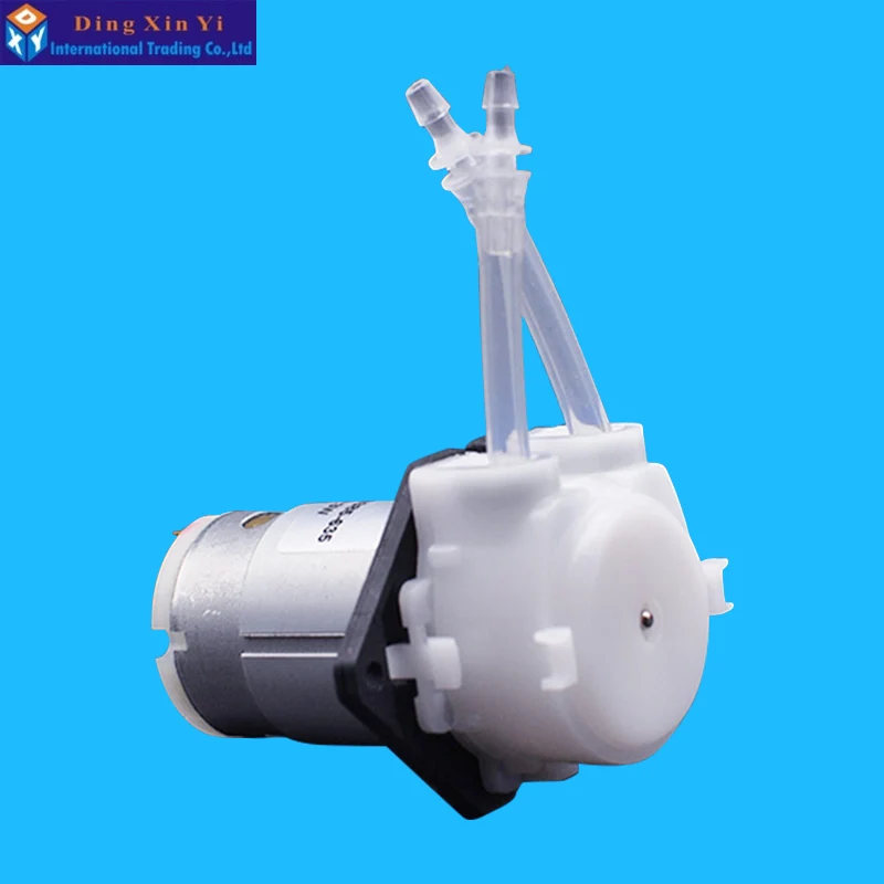 12V DC DIY Перистальтический жидкостный насос дозирующий для аквариума лабораторный