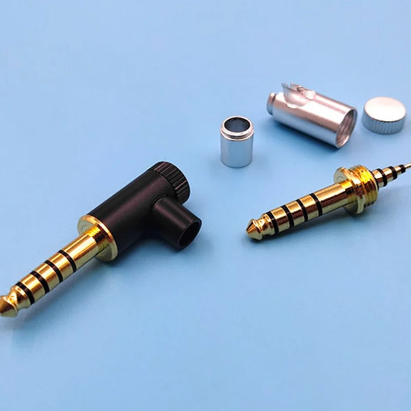 4.4mm earphone plug 5-pole curved L-shaped balanced output