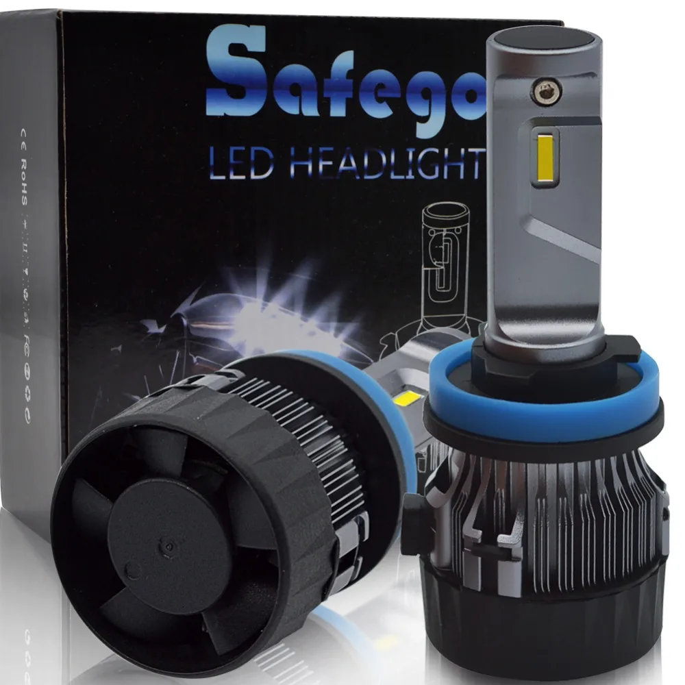 

H11 H8 H9 H4 H7 9005 9006 LED Car Headlight Kit - Safego 36W 5000Lm High Quality LED Chips Conversion Kit 12V Super Bright