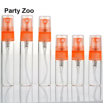 

300 x Assorted Capacity Portable Orange Fine Mist Sprayer Perfume Bottle Jar Cosmetic Refillable Atomizer Jar