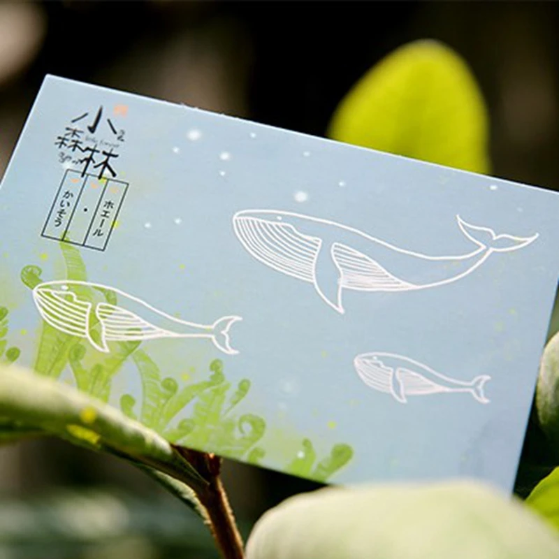 30 Pcs Lot Livraison Gratuite Japonais Film Petite Foret Lumineux Carte Postale D Anniversaire Carte Festival Cartes Aliexpress