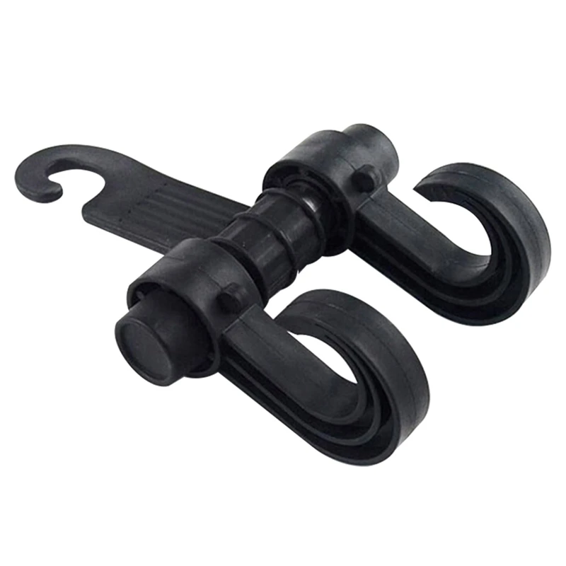 

Double Auto Car Back Seat Headrest Hanger Holder Hooks Clips For Bag Purse Cloth Grocery Automobile Interior Accessories