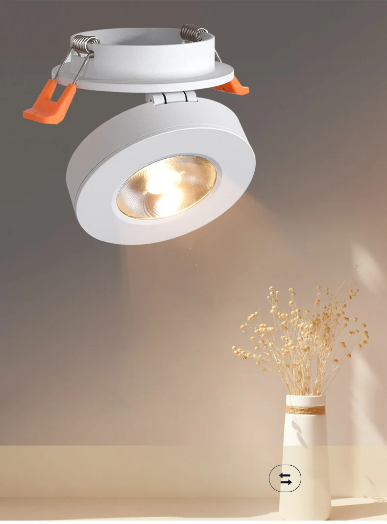 New Arrival Ultrathin Downlight Ceiling Recessed Lighting 220V LED 360-degree Rotational Function LED Lighting Fixtures