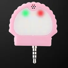 Портативная вспышка для управления звуком селфи со светодиодной камерой с зажимом на мобильном телефоне для селфи с кольцевой подсветкой для видеосъемки в форме ночной оболочки заполняющая лампа