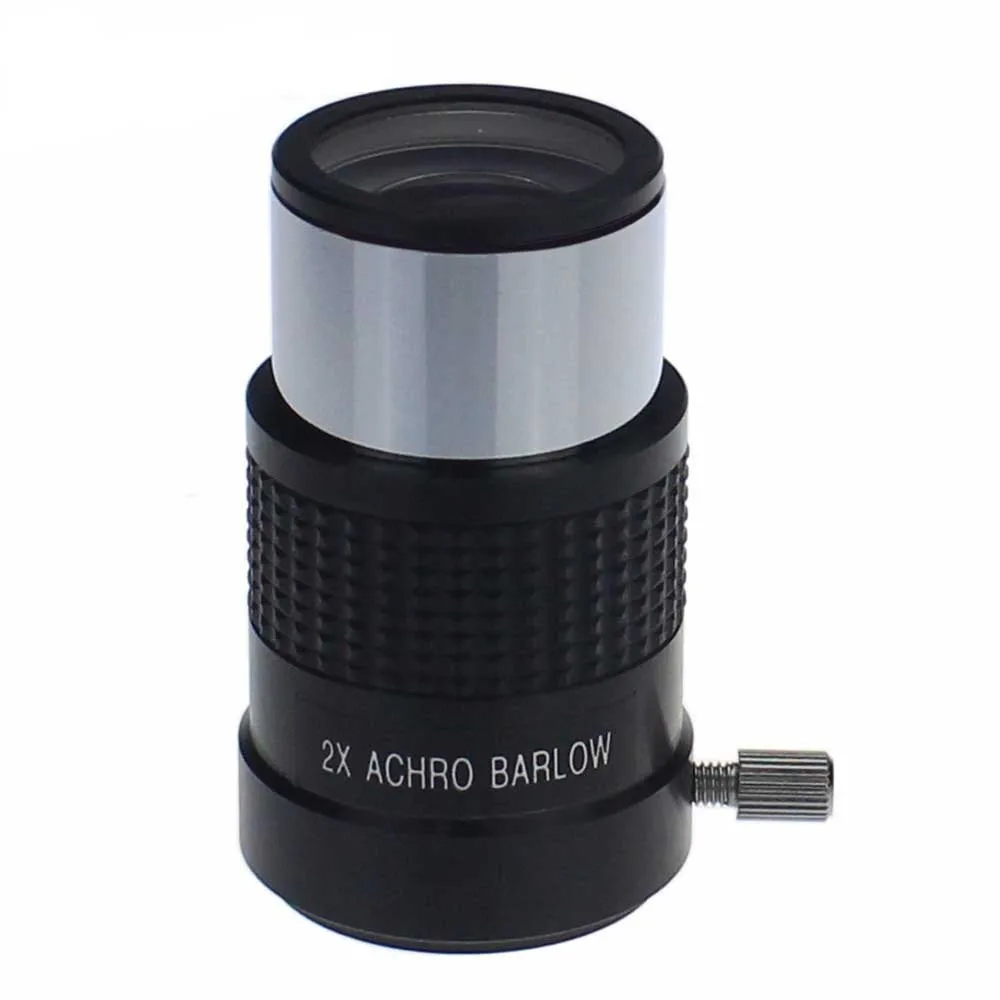 lens professional eyepiece standard 1.25Inch 2X Achro Barlow Lens for